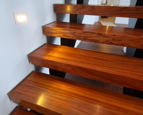 custom home stair treads