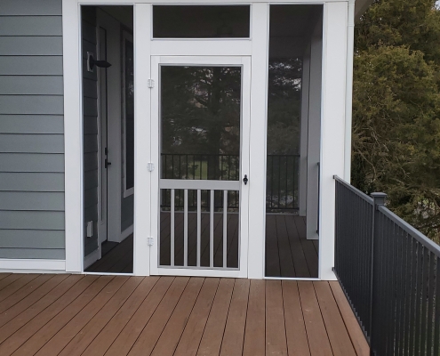 custom home porch