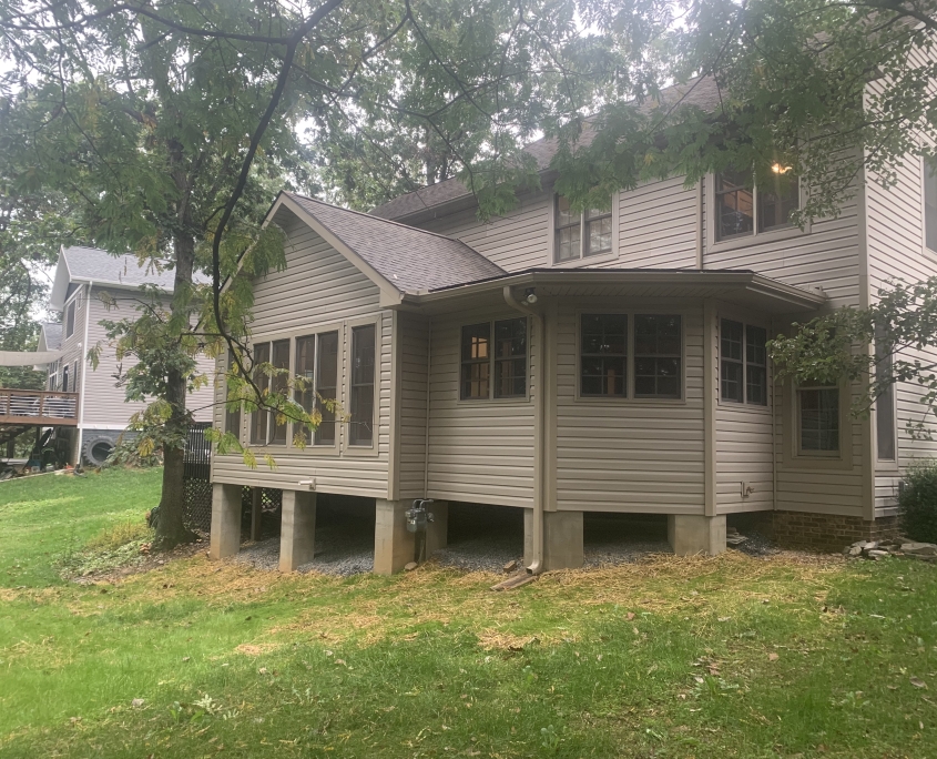 Harrisonburg Office and Dining Room Addition Harrisonburg Custom Home