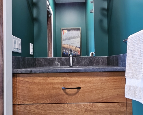 custom floating vanity
