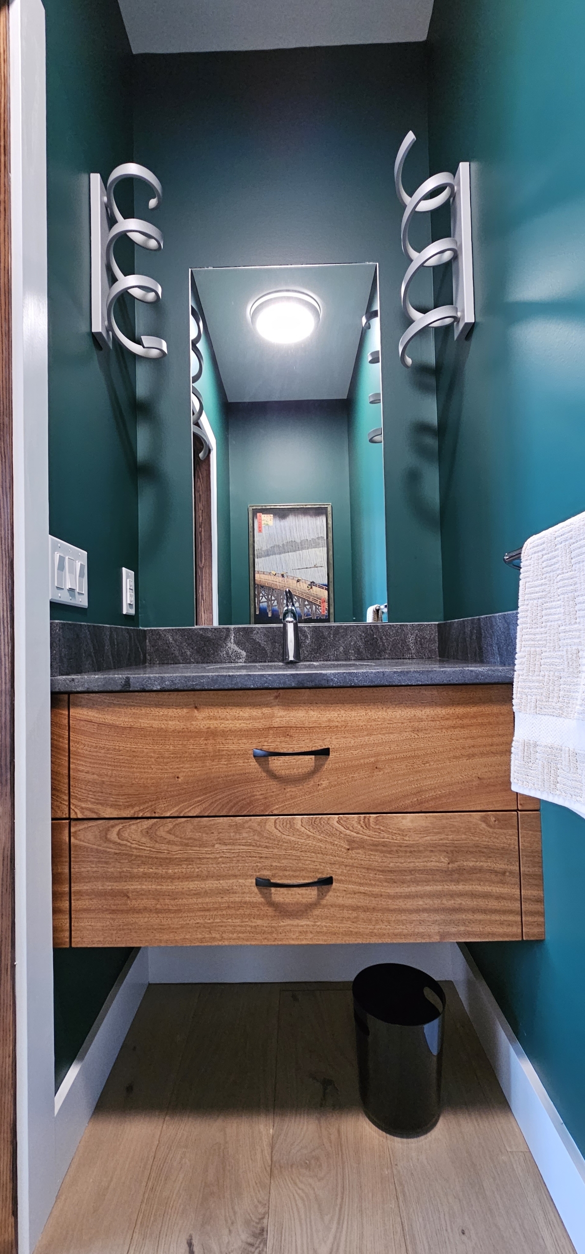 custom floating vanity