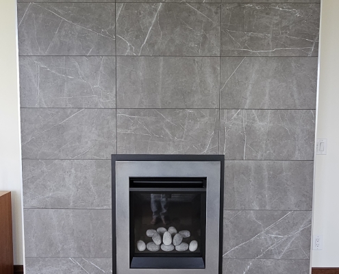 stone chimney