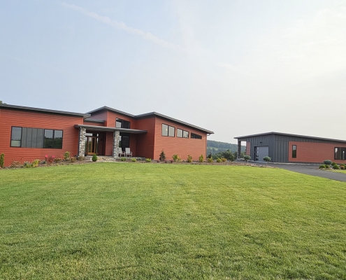 custom home exterior
