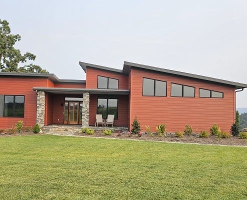 custom home exterior