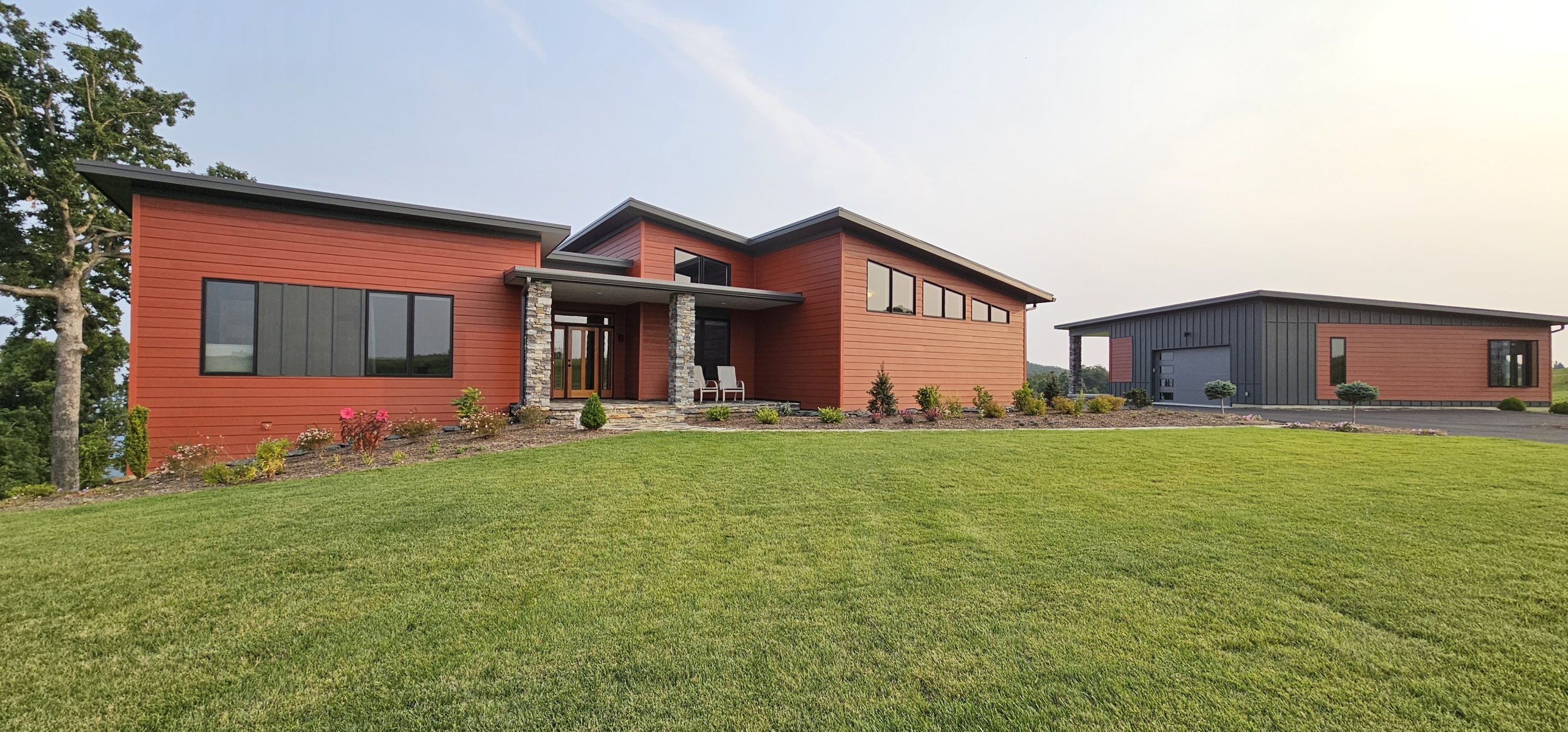 custom home exterior
