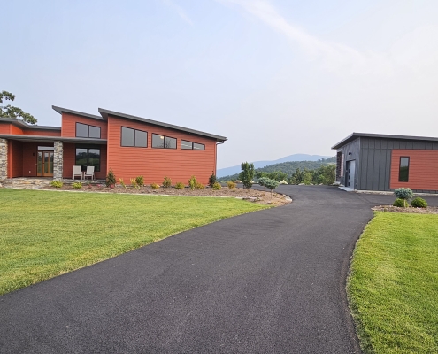 custom home exterior