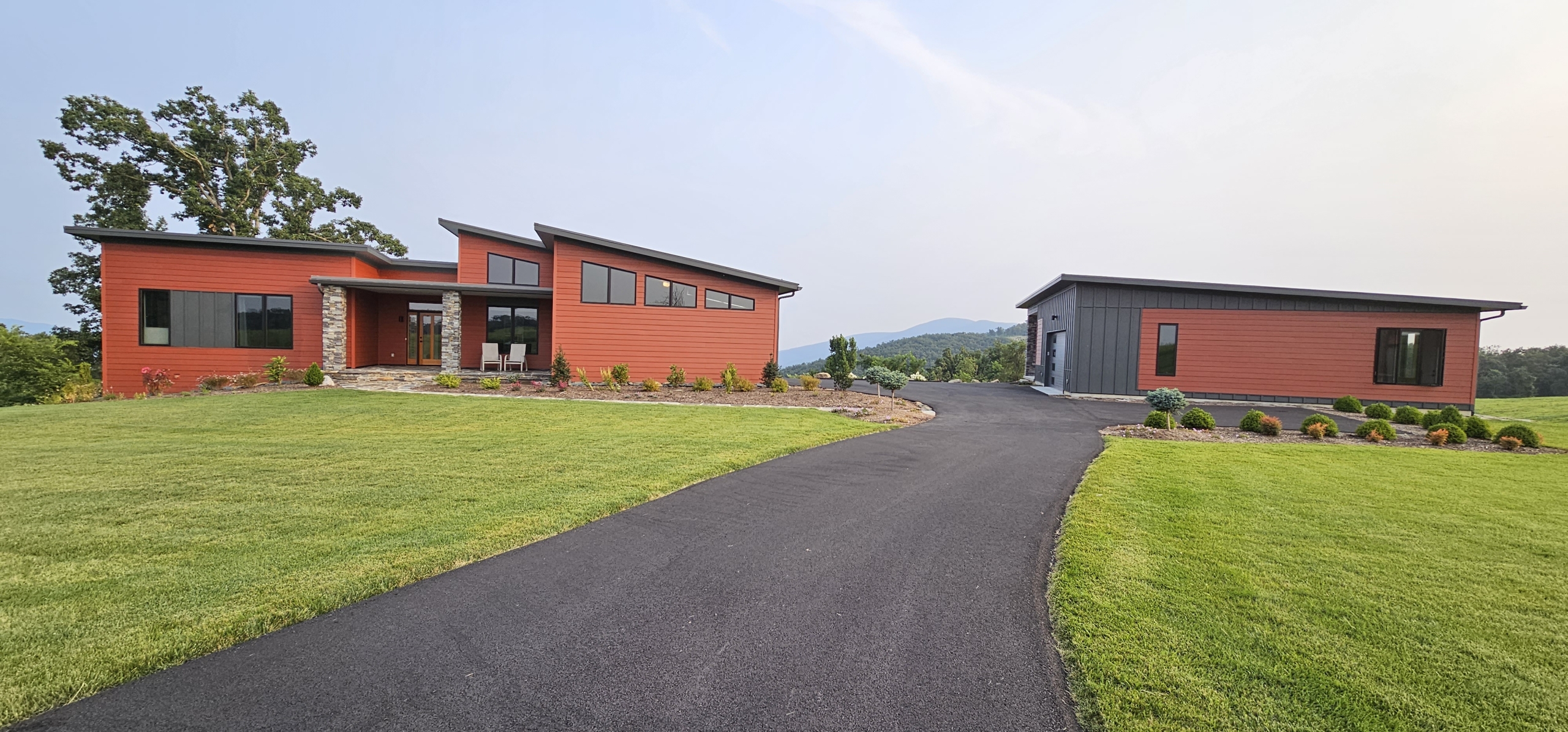 custom home exterior